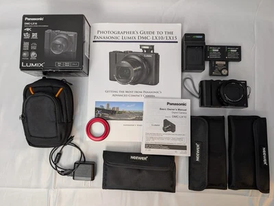 Panasonic LUMIX LX10 20.1MP Digital Camera - Black (Kit w/ 24-72mm Lens) - Image 1 of 4