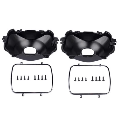 2x Kit de balde de farol dianteiro L/R para Cadillac Escalade Chevrolet Blazer 5966249 - Imagem 1 de 4