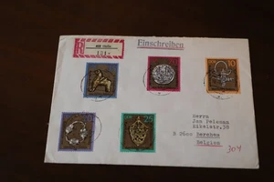 R-Brief  mit Mischfrankatur-Sammlerstück Stempel  Halle  - Bild 1 von 1
