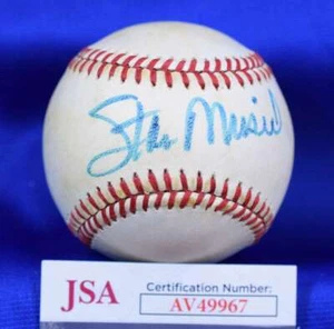Stan Musial JSA COA Autograph National League Feeney Signed Baseball - Picture 1 of 2