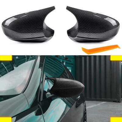 2009 2010 2011 For BMW E90 E92 LCI 328i 335i Carbon Fiber M3 Style Mirror Cover - Imagem 1 de 4