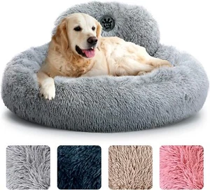 Large Dog Bed - 36'' Donut Dog Beds Large Sized Dog Anti-Slip & Washable Dog Bed - Picture 1 of 8