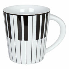 Könitz Piano Becher Kaffeebecher Kaffeetasse Kaffee Tasse Weiß Schwarz 380 ml