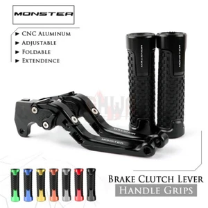 Empuñadura de mango y palanca de embrague de freno para DUCATI MONSTER 1200S 14-19 M1100S EVO 09-13 - Imagen 1 de 11