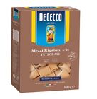 Pasta De Cecco Mezzi Rigatoni Integrali N 26 Vollkorn Italienisch Nudeln 500 G