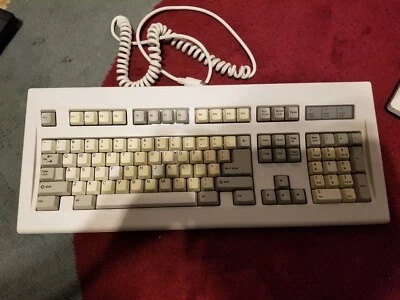 Mitsumi Electric Co Mechanical Keyboard Model KPQ-E99YC Input 5V DC. TESTED  - Image 1 of 4