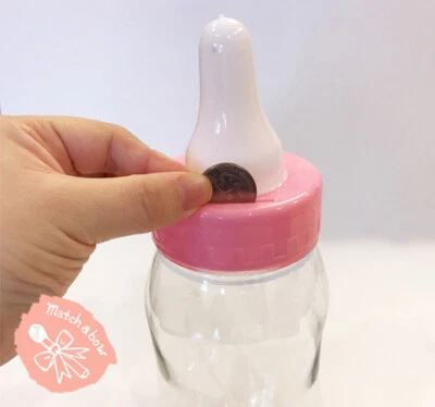  10" or 13" Jumbo Baby Plastic Fillable Bottle Baby Shower Favors  - Image 1 of 3