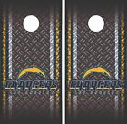 Los Angeles Charger Cornhole Wrap Skin Board NFL Sports Vinyl Decal HS27 Only $50.59 on eBay
