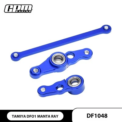 GPM 7075 Alloy Steering Assembly With Bearings For TAMIYA DF01 Manta Ray - Image 1 of 4