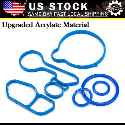 Engine Oil Cooler Filter Gasket ONLY For Chevrolet Cruze Sonic Trax 1.4L Turbo - Image 1 of 4