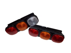 Paar Rücklicht Einheiten Mit Seitenblinker für Jcb Teil Nr. 700/50129 700/50130 - Bild 1 von 3