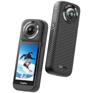 TOZO 3.0" Screen 360 Action Camera 1/2" 4800W CMOS 72MP 12K Active HDR Video - Picture 1 of 10