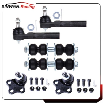 6 rótulas de extremos de varilla de amarre delanteras para Chevrolet Cavalier Pontiac Sunfire 97-05 Foto 1 de 4