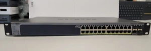 NETGEAR GS728TP ProSAFE 24 Port Gigabit Smart Ethernet Switch - Picture 1 of 5
