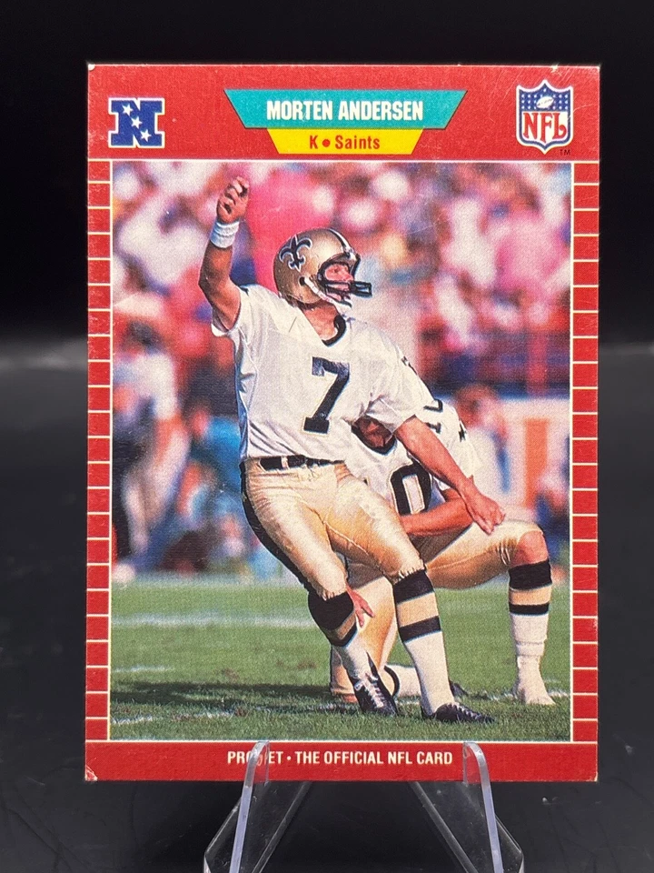 MORTEN ANDERSEN (1982-2004) HOF NFL- CHOOSE YOUR CARD! - Saints, Falcons, Chiefs - Image 1 of 1