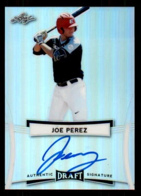 2017 Leaf Metal Draft #BAJP1 Joe Perez Astros Rookie Auto (ref 31929) - Image 1 of 2