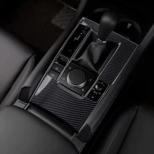 For 2019-2024 Mazda 3 Carbon Fiber Interior Gear Shift Panel Frame Cover Trim - Bild 1 von 8