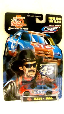 NASCAR #43 John Andretti 1998 Pontiac Racing Champions 1:64 1999 Petty Foto 1 de 4