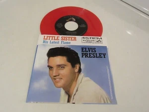 Elvis Presley  45  & Picture Sleeve  Little Sister    RCA Red Vinyl - Picture 1 of 1