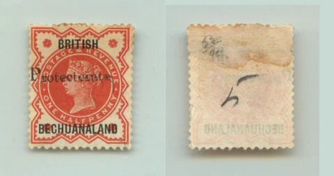Bechuanaland Protectorate 1888 SC 53 mint wmk 30 perf 14 British . f2098 Cover