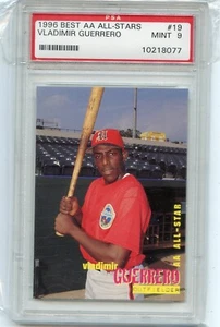 1996 BEST AA ALL-STARS #19 VLADIMIR GUERRERO ROOKIE RC, EXPOS, HOF - PSA 9 (077) - Picture 1 of 1