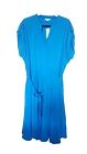 Charter Club Womens Blue Blouse Dress 20W