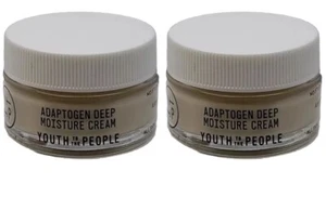 2 Youth To The People Adaptogen Deep Moisture Cream  .5 oz Each, New Without Box - Picture 1 of 4