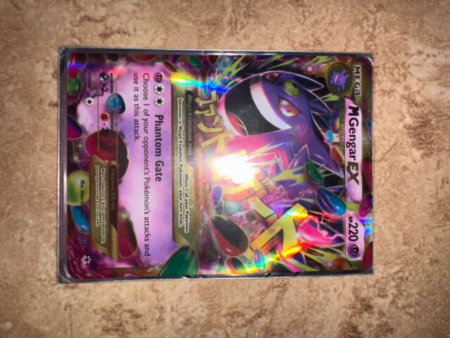 PrimetimePokemon's Blog: Mega Gengar EX -- Phantom Forces Pokemon Card  Review