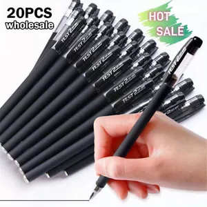 ๐ข20pcs 0.5mm Ballpoint Pens Student Writing Gel Pen Exam Office Shcool Supplies - Picture 1 of 10