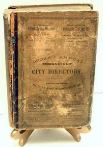 INDIANAPOLIS INDIANA 1818-1868 LOGAN'S DIRECTORY HISTORY CITY IGNATIUS BROWN IN - Bild 1 von 5
