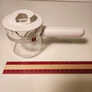Krups Espresso Glass Carafe Pot and Lid white Type 963 - Picture 1 of 11