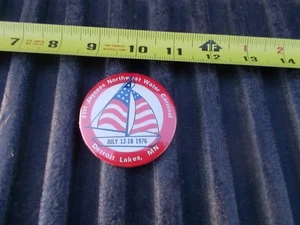 1976 Detroit Lakes Minnesota Jaycees Northwest Water Carnival Pinback button - Picture 1 of 4