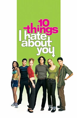 RICH HILL PRODUCTIONS AA0009 10 Things I Hate About You Film By Gil Junger 1999 Cast Movie Poster 11x1