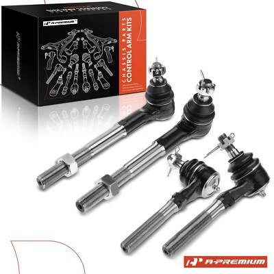 4x Tie Rod Ends Front Inner & Outer for Ford F-150 1997-2003 Expedition Lincoln - Image 1 of 4