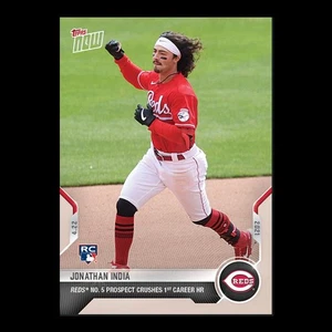 Jonathan India - 2021 MLB Topps Now Card 112 - Print Run: 1,334 Cincinnati Reds - Picture 1 of 2