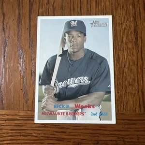 Rickie Weeks 2006 Topps Heritage SP #307 - Picture 1 of 2