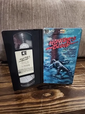 Hunters Blood VHS 1987 Horror EMBASSY Release - Image 1 of 4