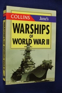 COLLINS JANE'S WARSHIPS OF WORLD WAR II Bernard Ireland SMALL POCKET BOOK - Picture 1 of 12