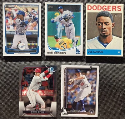 Los Angeles Dodgers 175 Card Lot- 1976-2025 Stars & Rookies- Piazza, Valenzuela - Image 1 of 4