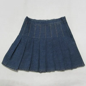 Full Tilt Denim Mini Skirt Women's Small Blue Y2K Jeans Flare Short Schoolgirl - Picture 1 of 10