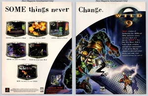 Wild 9 Interplay Sci-Fi Platform Mayhem PlayStation 1998 2Page Advertisement - Picture 1 of 5