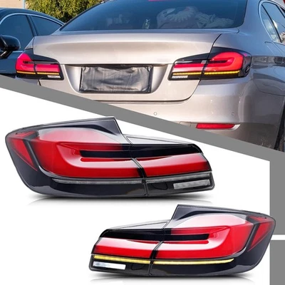 Luces traseras LED con par de intermitentes secuenciales para BMW Serie 5 F10 M5 2011-2016 Foto 1 de 4