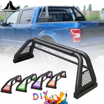 Truck Bed Chase Rack Roll Bar Adjustable For 1994-2004 Chevrolet S-10/GMC Sonoma Foto 1 de 4