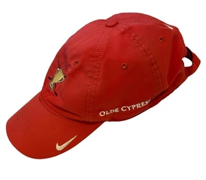 Nike Golf Hat Red Cup Cap Olde Cypress - Picture 1 of 15