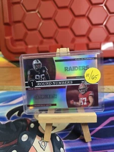 2019 Panini Contenders Optic Round Numbers Clelin Ferrell Nick Bosa Prizm /165 - Picture 1 of 2