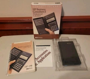 HP 19B II 2 Hewlett Packard Business Consultant  Professional Calculator - Picture 1 of 8
