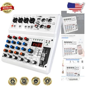 6-Channel Bluetooth Audio Mixer with 99 Effects for Streaming & Podcasting - Picture 1 of 11