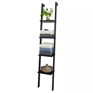 SoBuy FRG15-SCH estantería de pared estantería de baño estantería de escalera estantería de pie estantería - Imagen 1 de 6