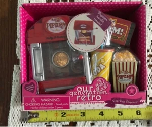 Our Generation Retro Pop Pop Popcorn Machine  For 18" Dolls - Picture 1 of 1