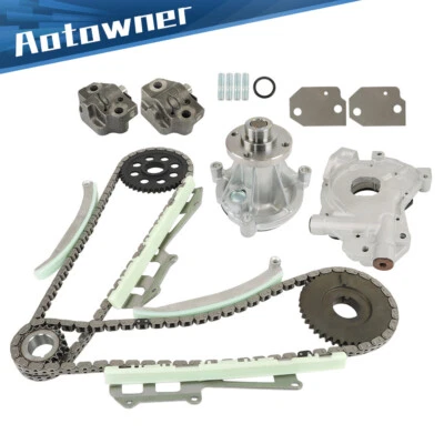 Kit de cadena de distribución de 5,4 L bomba de aceite bomba de agua para Ford F150 E150 Excursion 1997-2002 Foto 1 de 4